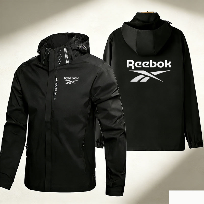 Mountain Biking Rain Jacket - Reebok Logolu Erkek Su Geçirmez Bisiklet