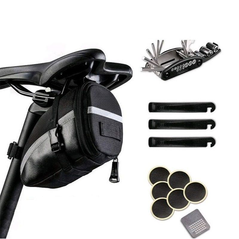 Mountain Biking Bag - Bisiklet Arka Sele Çantası Lastik Tamir