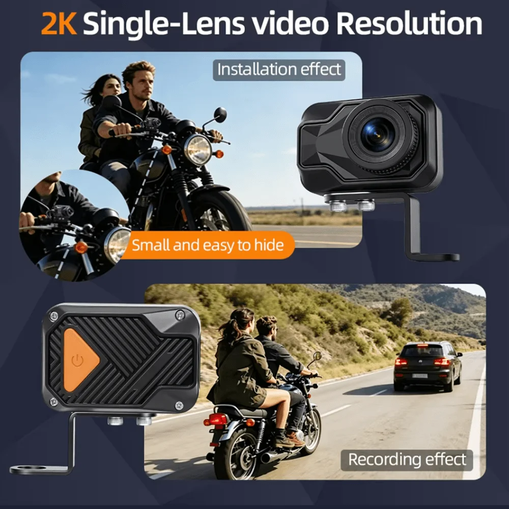 Motosiklet DVR 2K HD WiFi ve A - Mountain Biking App incelemesi ve fiyatı