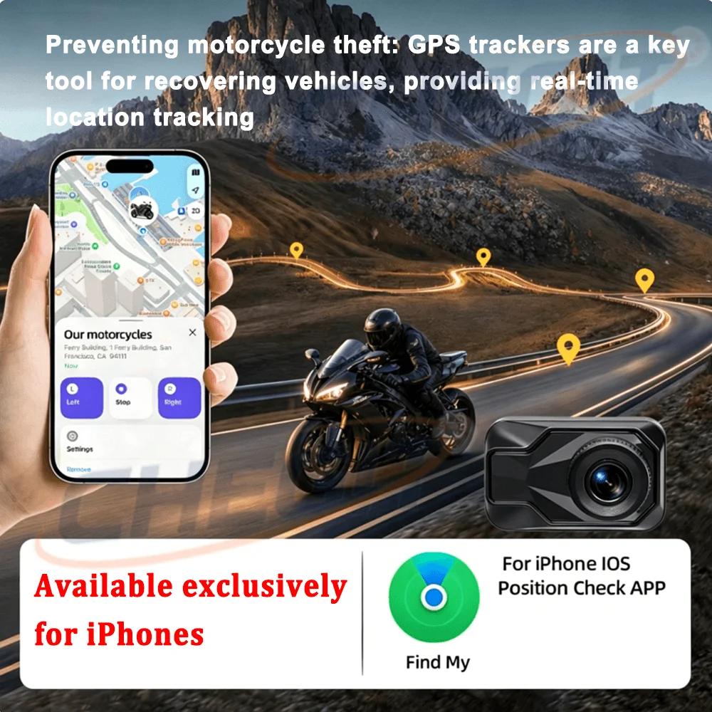 Motosiklet DVR 2K HD WiFi ve A - Mountain Biking App incelemesi ve fiyatı